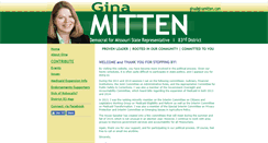 Desktop Screenshot of ginamitten.com